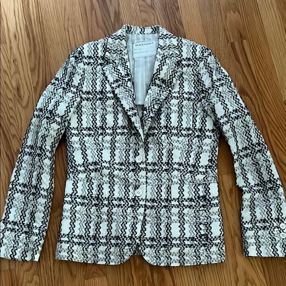 Black Fleece by Thom Browne Fancy Black and White jacket